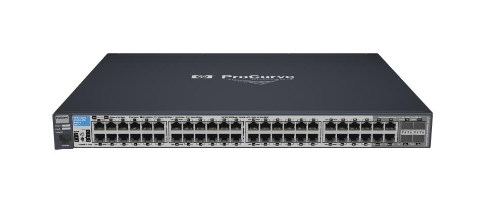 J9147-61001 HP ProCurve E2910al-48G 48-Ports Layer-2 Managed Stackable Gigabit Ethernet Switch with 4 x SFP (mini-GBIC) (Refurbished)
