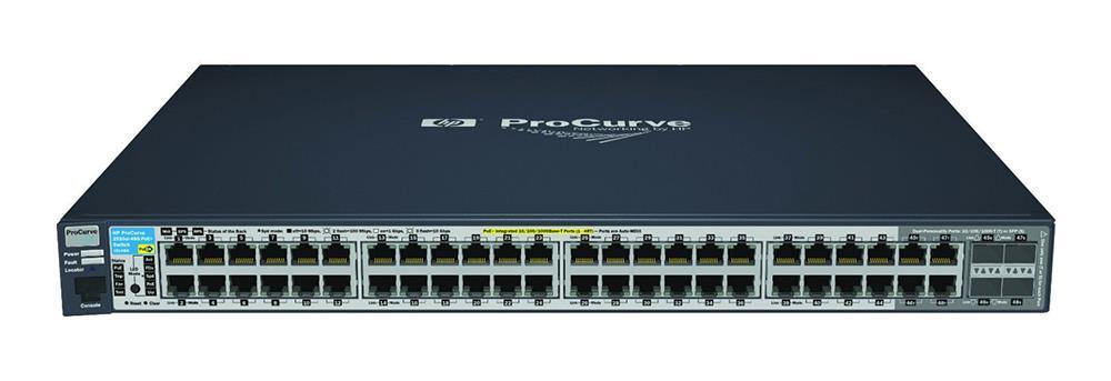 J9148A#ABA-A1 HP Procurve Switch 2910AL-48G-PoE 48-Ports RJ-45 10/100/1000-T PoE Manageable Layer 3 Rack-mountable with Gigabit SFP Switch (Refurbished)