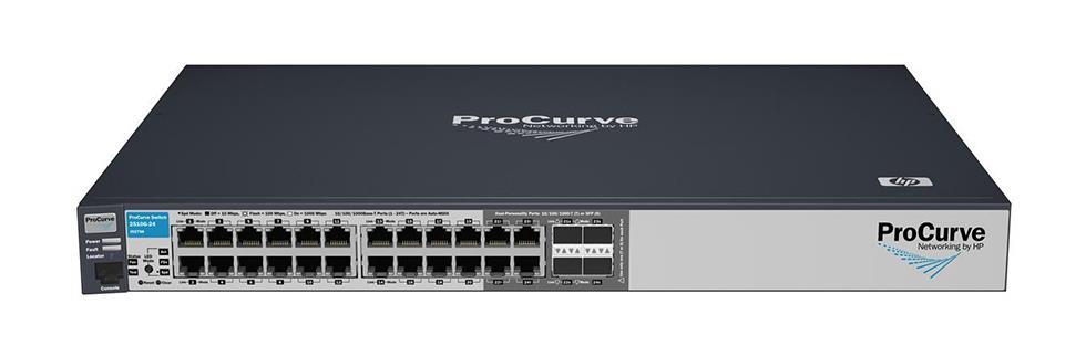 J9279A HP ProCurve 2510G-24 24-Ports RJ-45 1Gbps 1000Base-T Layer-2 Managed Stackable Gigabit Ethernet Switch with 4x 1000Base-T SFP Ports (Refurbishe (Refurbished)