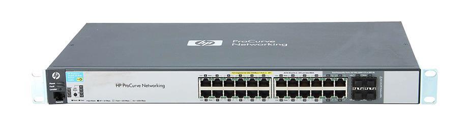 J9299-69001 HP ProCurve E2520-24G-PoE Ethernet Switch 4 x SFP (mini-GBIC) Shared 4 x 10/100/1000Base-T 20 x 10/100/1000Base-T LAN (Refurbished)