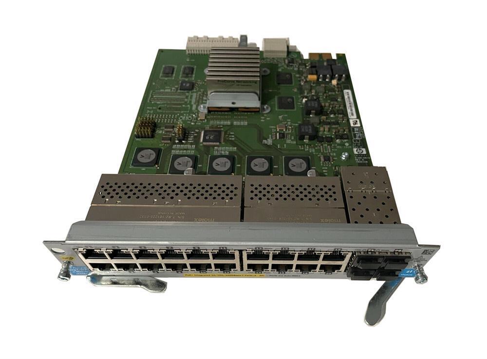 J9308AABA HP ProCurve 20-Ports 10/100/1000Base-T RJ-45 PoE Gigabit Switching Module with 4x SFP (mini-GBIC)