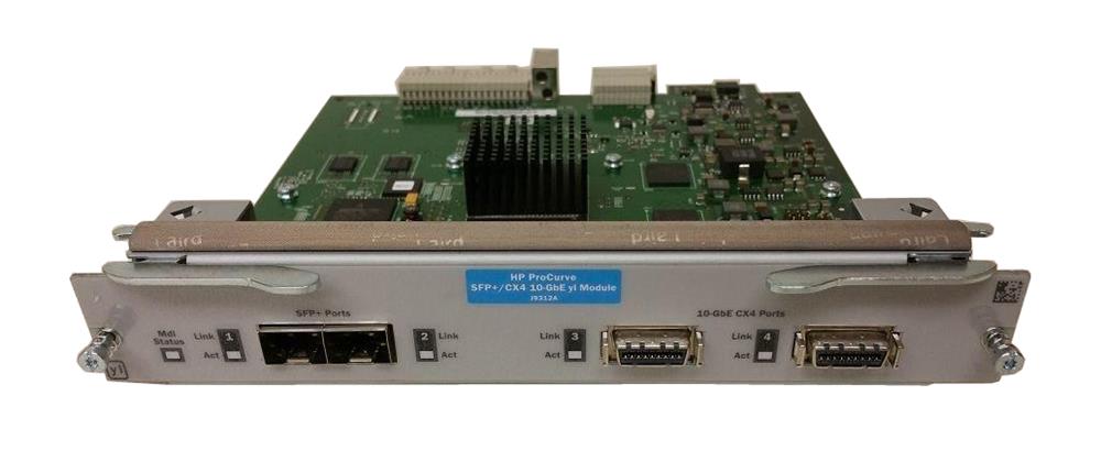 J9312A HP ProCurve 2-Port SFP+/ 2-Port CX4 10GbE yl Module 2 x Expansion Slot (Refurbished)