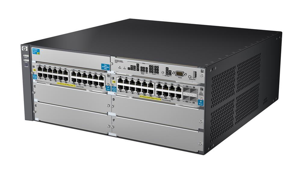 J9539AR HP E5406-44G-PoE+/4G-SFP Switch Chassis Manageable Refurbished 6 x Expansion Slots Modular 6 x Expansion Slot 3 Layer Supported 4U High Rack-m