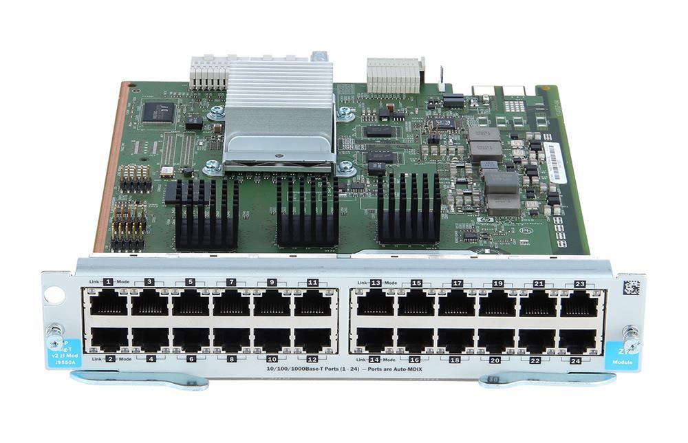 J9550ADB HP J9550a 24-Ports Gig-T V2 Zl Module for E5400/E8200 series zl switches