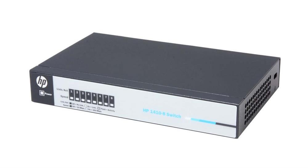 J9661-61001 HP V1410-8 Ethernet Switch 8 Port 8 X 10/100Base-TX RJ-45 Fast Ethernet Switch (Refurbished)