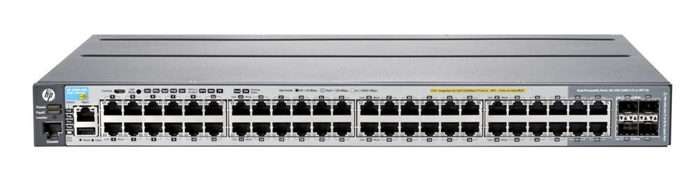 J9836A#AKL HP Aruba 2920 2920-48G-PoE+ 44 x RJ-45 Ports PoE+ 10/100/1000Base-T + 4 x RJ-45 dual-personality Ports PoE+ + 2 x Module Slots Layer 3 Managed Rack-mountable Gigabit Ethernet Network Switch (Refurbished)