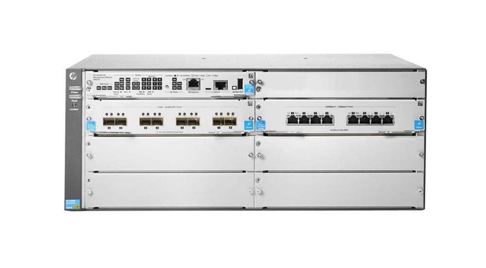 J9868A#ABA HP 5406R-8XGT/8SFP+ (No PSU) v2 zl2 Switch 8-Ports Manageable 12 x Expansion Slots 10GBase-T 10GBase-X Modular 8 x Network 8 x Expansion (Refurbished)