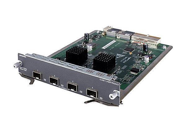 JC091A HP Quad-Ports 10Gbps Gigabit Ethernet SFP+ Module for 5800 Switch