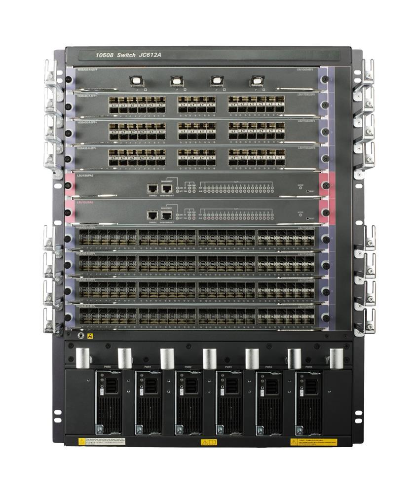 JC612AR HP 10508 Switch Chassis Manageable Refurbished 14 x Expansion Slots 14 x Expansion Slot DB-9 3 10 Gigabit Ethernet Layer Supported 14U High Rack-mountable Desktop (Re