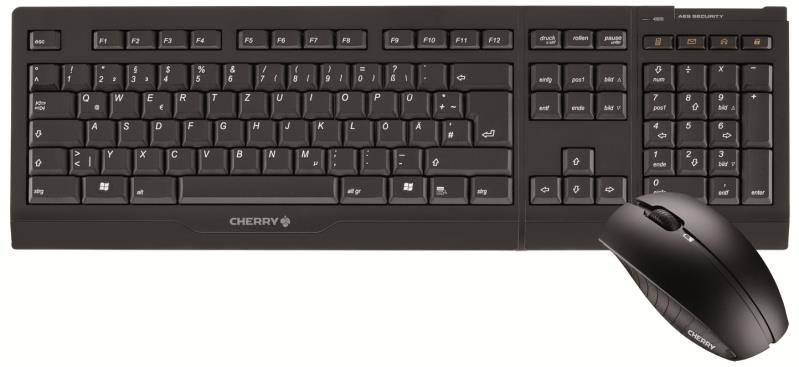 JD-0400GB-2 Cherry B.unlimited Aes Wireless Desktop Keyboard And Mouse Blac