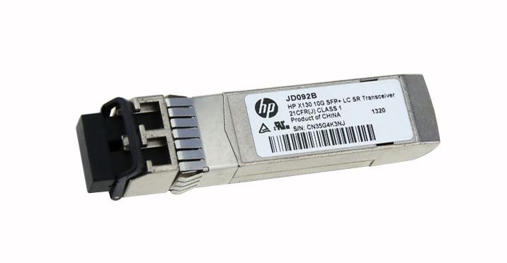 JD092B HP ProCurve X130 10Gbps 1000Base-SR Multi-Mode 300m 850nm Duplex LC Connector SFP+ Transceiver Module