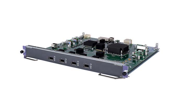 JD235A HPE Quad-Ports 10Gbps Gigabit Ethernet XFP SD Module for FlexNetwork 7500 Switch