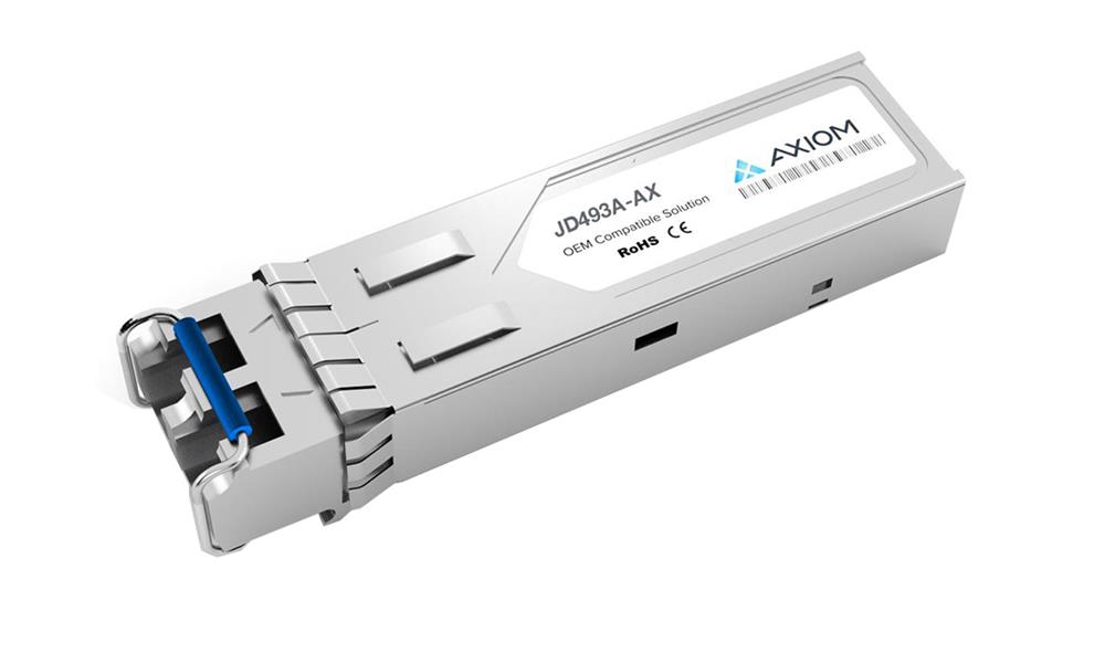 JD493A-AX Axiom 1Gbps 1000Base-SX Multi-mode Fiber 550m 850nm LC Connector SFP (mini-GBIC) Transceiver Module for HP Compatible