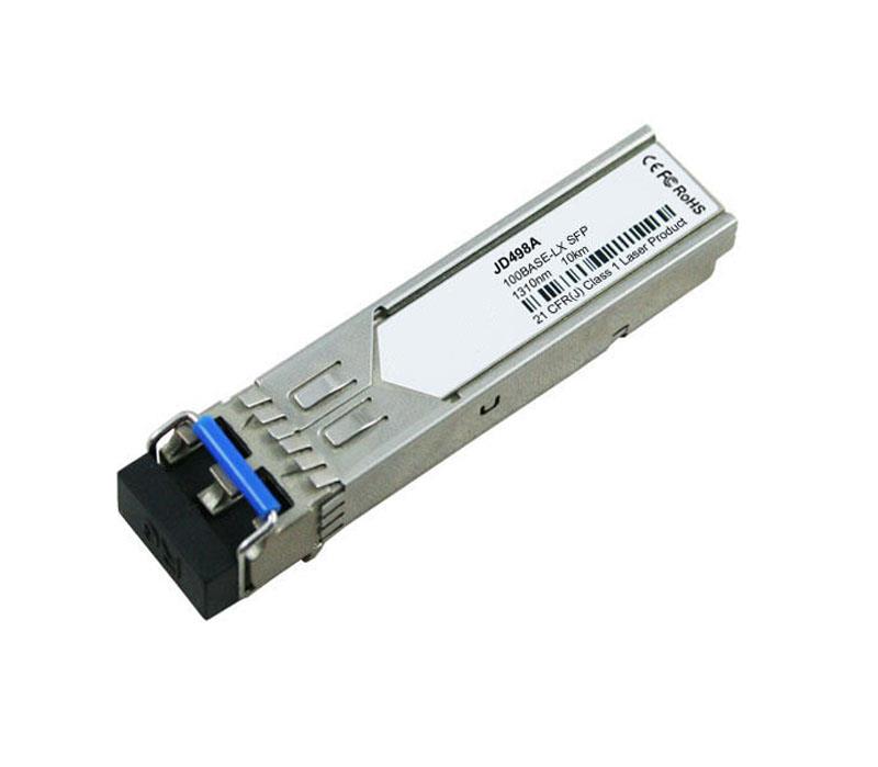 JD498A HP X110 100Mbps 100Base-LX Single-mode Fiber 10km 1310nm Duplex LC Connector SFP Transceiver Module