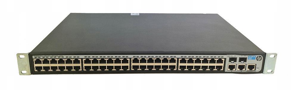 JD994A HP V1905-48 Ethernet Switch 50 Ports Manageable 50 x RJ-45 2 x Expansion Slots 10/100/1000Base-T 10/100Base-TX (Refurbished)