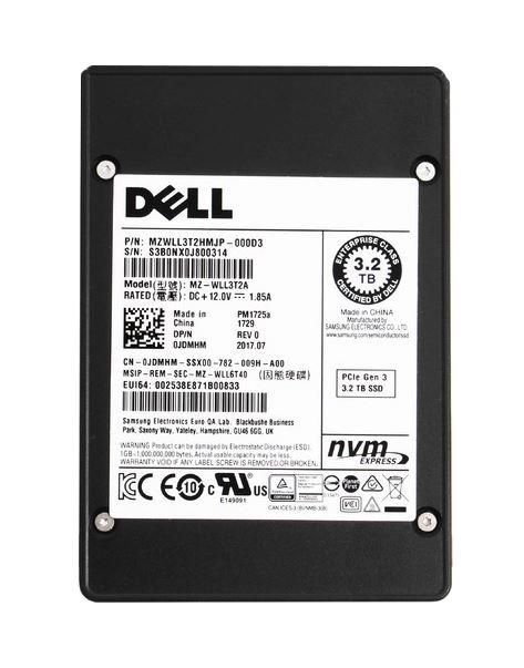 JDMHM Dell 3.2TB PCI Express NVMe 2.5-inch Internal Solid State Drive (SSD)