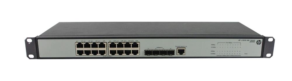 JE005A HP ProCurve Switch V1910-16G 16-Ports Managed 1000Base-T GigaBit Ethernet + 4 x SFP (mini-GBIC) (Refurbished)