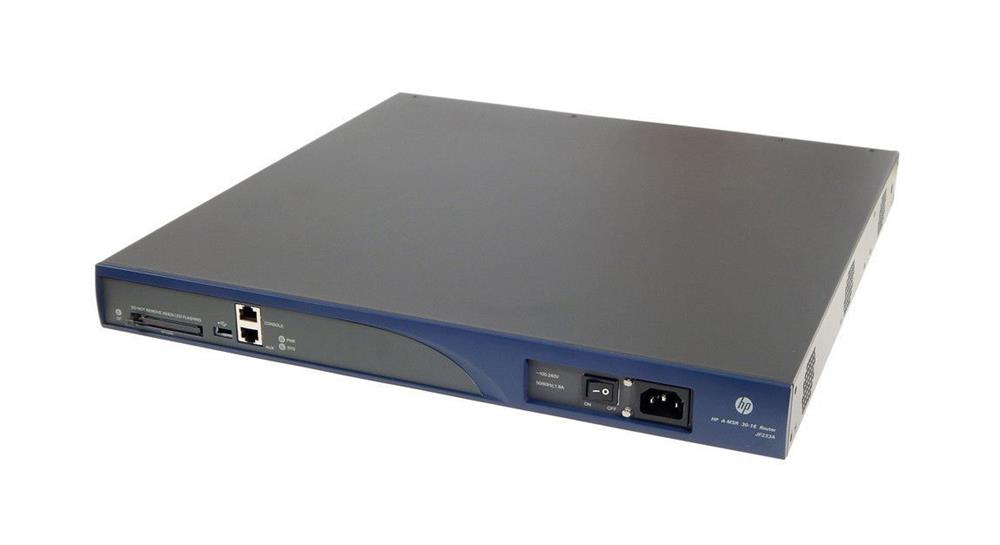 JF233A HP A-MSR30-16 Multi-Service Router 2 Ports 5 Slots Fast Ethernet 1U Rack-mountable (Refurbished)