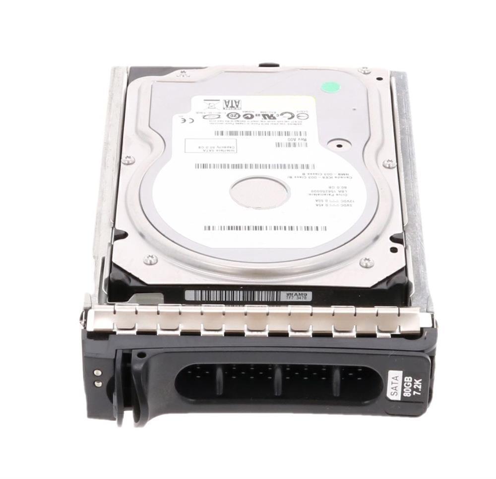 JF571 Dell 80GB 7200RPM SATA 3Gbps 2.5-inch Internal Hard Drive