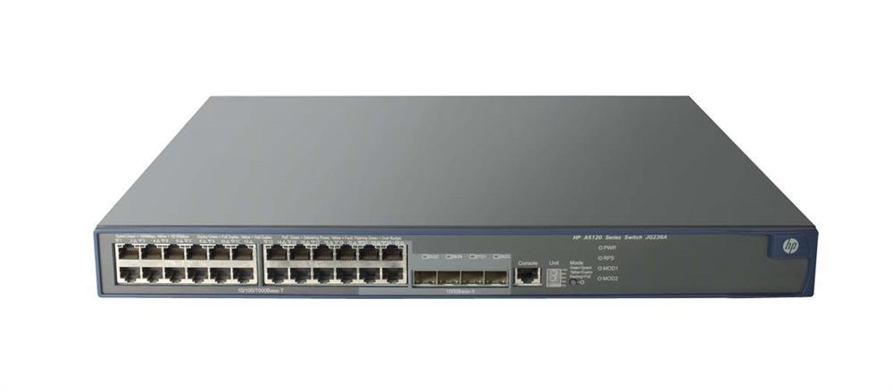 JG236AC HP 5120-24G-Poe+ Ei 24-Ports Managed 10/100/1000 Ethernet Switch (Refurbished)