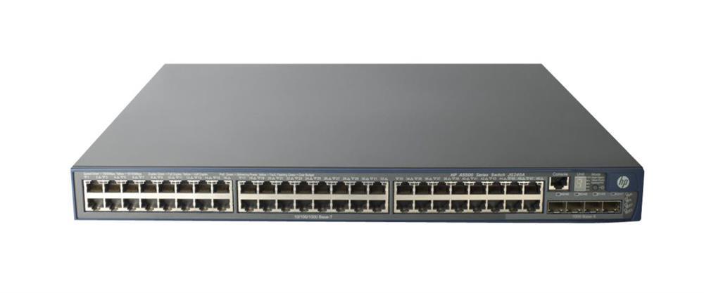 JG240A#ABA HP 5500-48G-PoE+ EI Layer 3 Switch 44 Ports Manageable 48 x POE+ Stack Port 6 x Expansion Slots 10/100/1000Base-T PoE Ports (Refurbished)