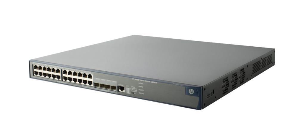 JG241A#ACC HP 5500-24G-PoE+ Ei 24-Ports Managed layer 4 Gigabit Ethernet Switch with 2 Interface Slots (Refurbished)