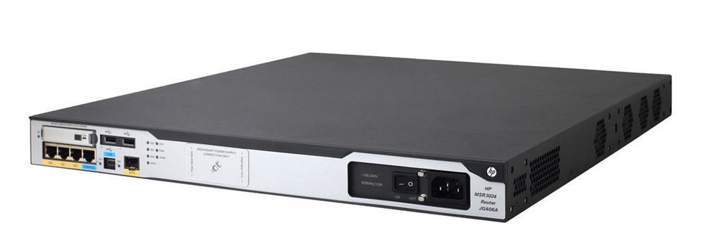 JG406-61001 HP MSR3024 1GHz Processor 2GB RAM 256MB Flash Memory 3-Ports 1000Base-T Gigabit Ethernet Router (Refurbished)