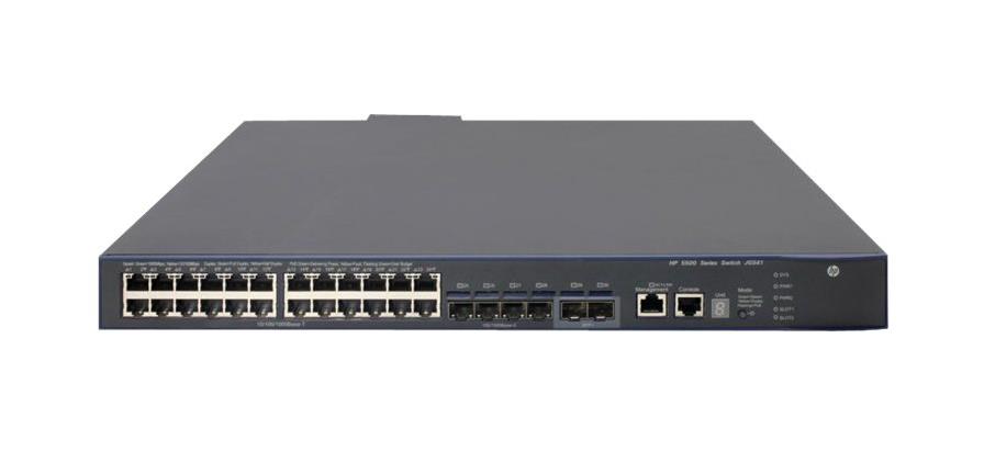 JG541A HP 5500-24G-PoE+-4SFP HI Switch with 2 Interface Slots 24 Ports Manageable 24 x POE+ 8 x Expansion Slots 10/100/1000Base-T PoE Ports Rack-mount (Refurbished)
