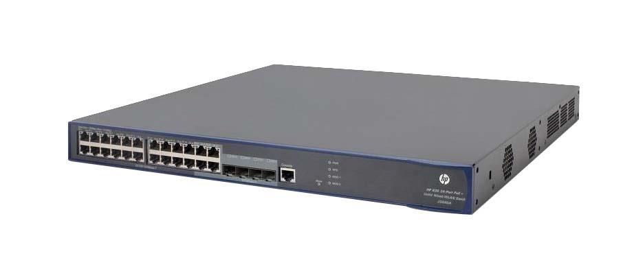 JG648AAE HP 830 Unified Wired-WLAN Ethernet Switch PoE+ 12-Access Point E-LTU (Refurbished)