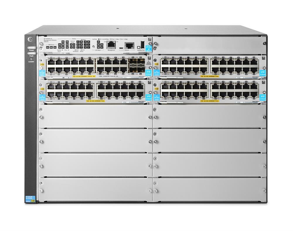 JL001A#B8X HP Aruba 5412R 92GT PoE+/4SFP+ v3 zl2 Switch Bundled (Refurbished)