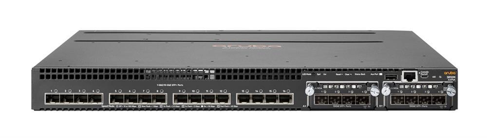 JL075A HP ProCurve Aruba 3810M-16G 16-Ports SFP+ with 2-slot Managed Switch (Refurbished)
