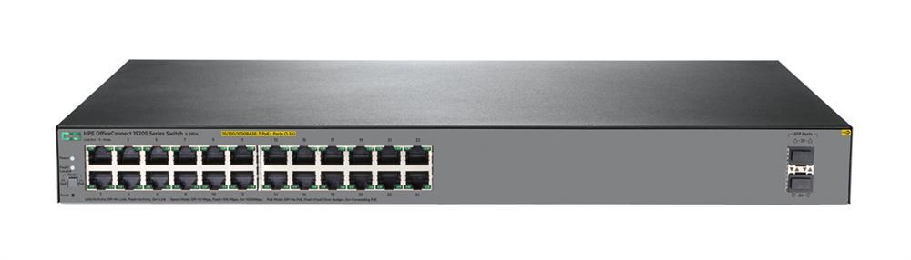 JL385-61001 HP Officeconnect 1920S 24G 24-Ports RJ-45 10/100/1000Base-T PoE Manageable Layer 3 Rack-mountable with Gigabit SFP Switch (Refurbished)