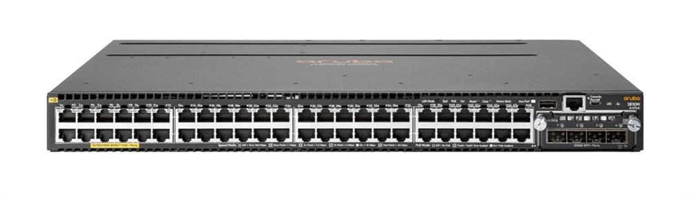 JL429AR HPE Aruba 3810M 48-Ports 48GPoE+4SFP+1050W Remanufactured Switch (Refurbished)