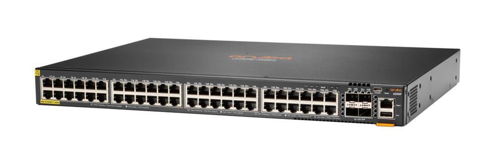 JL728AR Aruba 6200F 48G Class4 PoE 4SFP+ 740W Switch - 48 Ports - Manageable - Gigabit Ethernet, 10 Gigabit Ethernet - 10/100/1000Base-T, 10GBase-X - Refurbished - 3 Layer Supported - Modular - Power Supply (Refurbished)