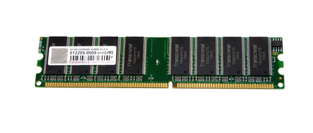 512MB DDR1 RAM 400MHz PC3200 184-Pin DIMM – Non-ECC Memory Module