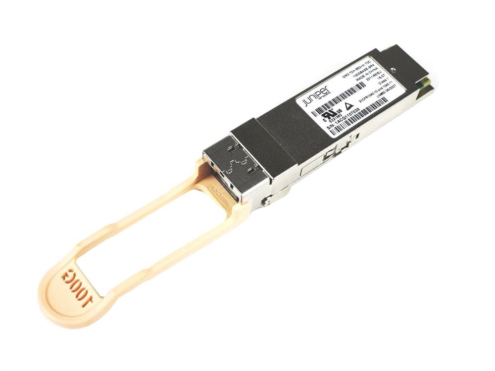 JNP-QSFP-100G-SR4 Juniper 100Gbps 100GBase-SR Multi-mode Fiber 100m 850nm MPO Connector QSFP28 Transceiver Module (Refurbished)