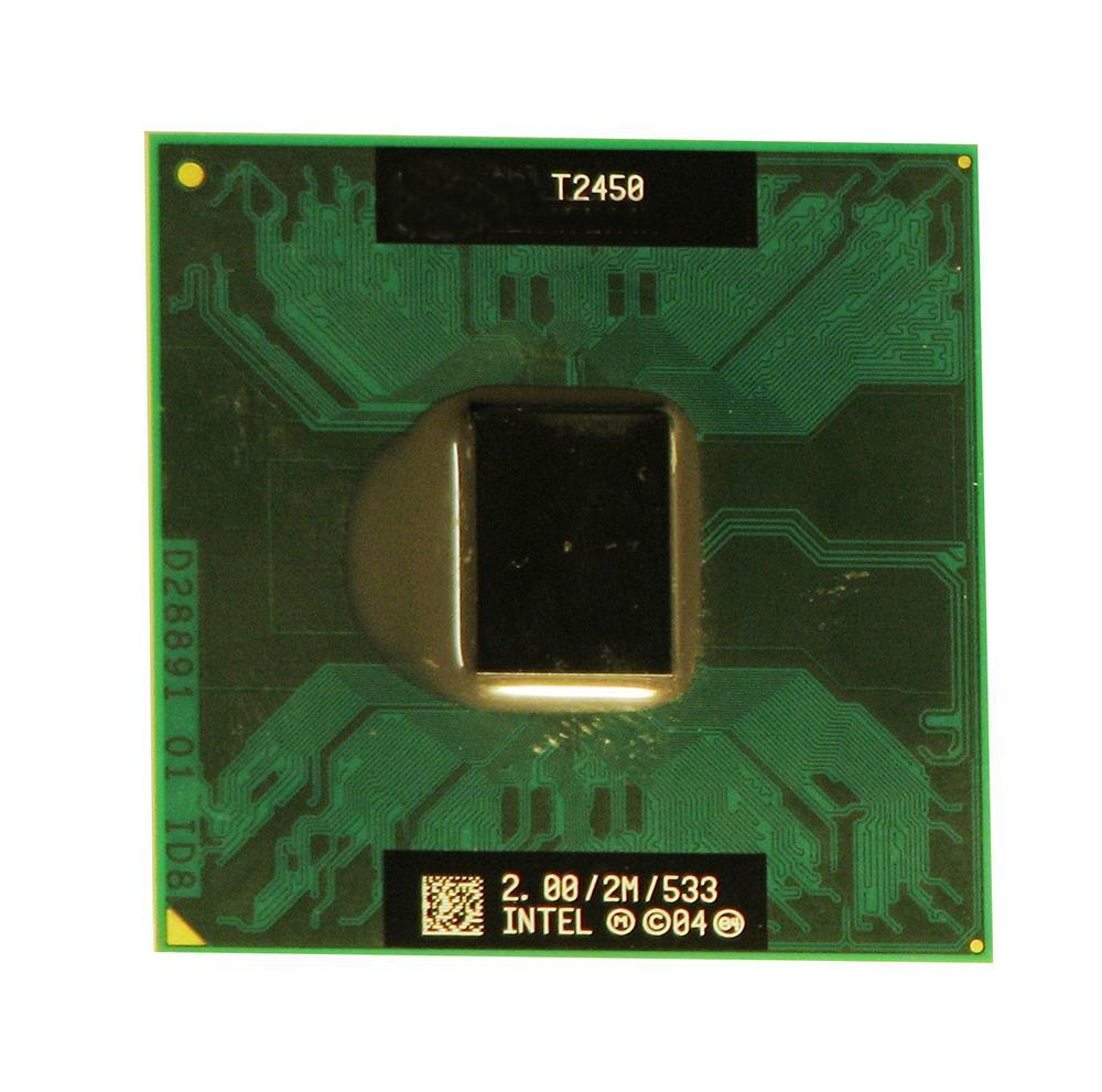 K000051120 Toshiba 2.00GHz 533MHz FSB 2MB L2 Cache Socket PGA478 Intel Core Duo T2450 Dual-Core Mobile Processor Upgrade