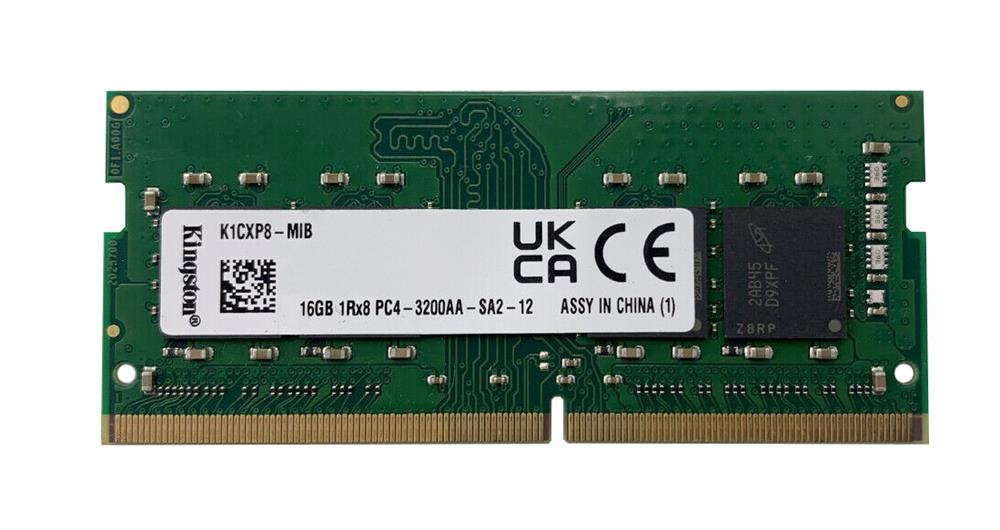 K1CXP8-MIB Kingston Laptop Memory