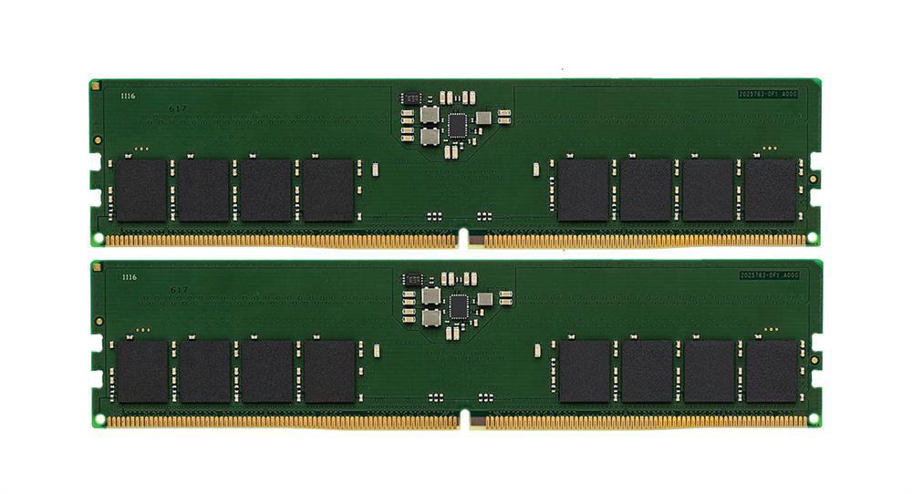 K48U40BK64 Kingston 64GB Kit (2 X 32GB) PC5-38400 DDR5-4800MHz Non-ECC Unbuffered CL40 288-Pin DIMM 1.1V Dual Rank Memory