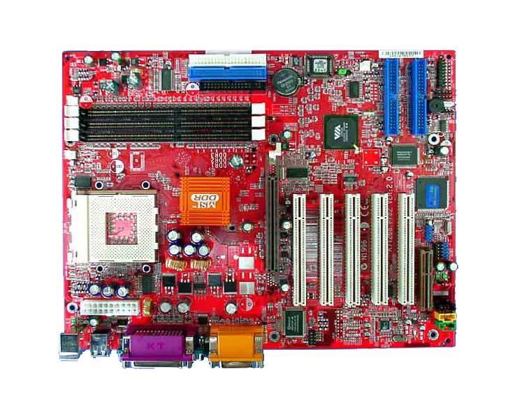 K7T266PRO2RU MSI K7T266 Pro2 Ver.2.0 Socket A VIA Apollo KT266A Chipset AMD Athlon XP/ Athlon/ AMD Duron Processors Support DDR 4x DIMM ATA-100 Motherboard (Refurbished)