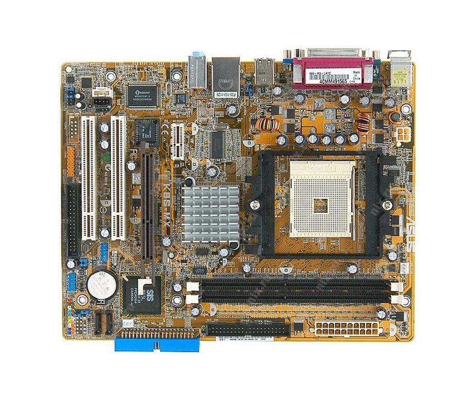 K8S-MX-N ASUS Socket 754 SIS 760GX Chipset AMD Athlon 64/ AMD Sempron Processors Support DDR 2x DIMM 2x SATA 1.50Gb/s Micro-ATX Motherboard (Refurbished)