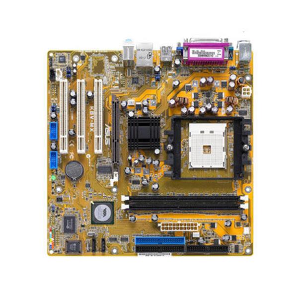 K8V-MX ASUS Socket 754 VIA K8M800 + VIA VT8237R Chipset AMD Athlon/ AMD Sempron Processors Support DDR 2x DIMM 2x SATA 3.0Gb/s Micro-ATX Motherboard (Refurbished)