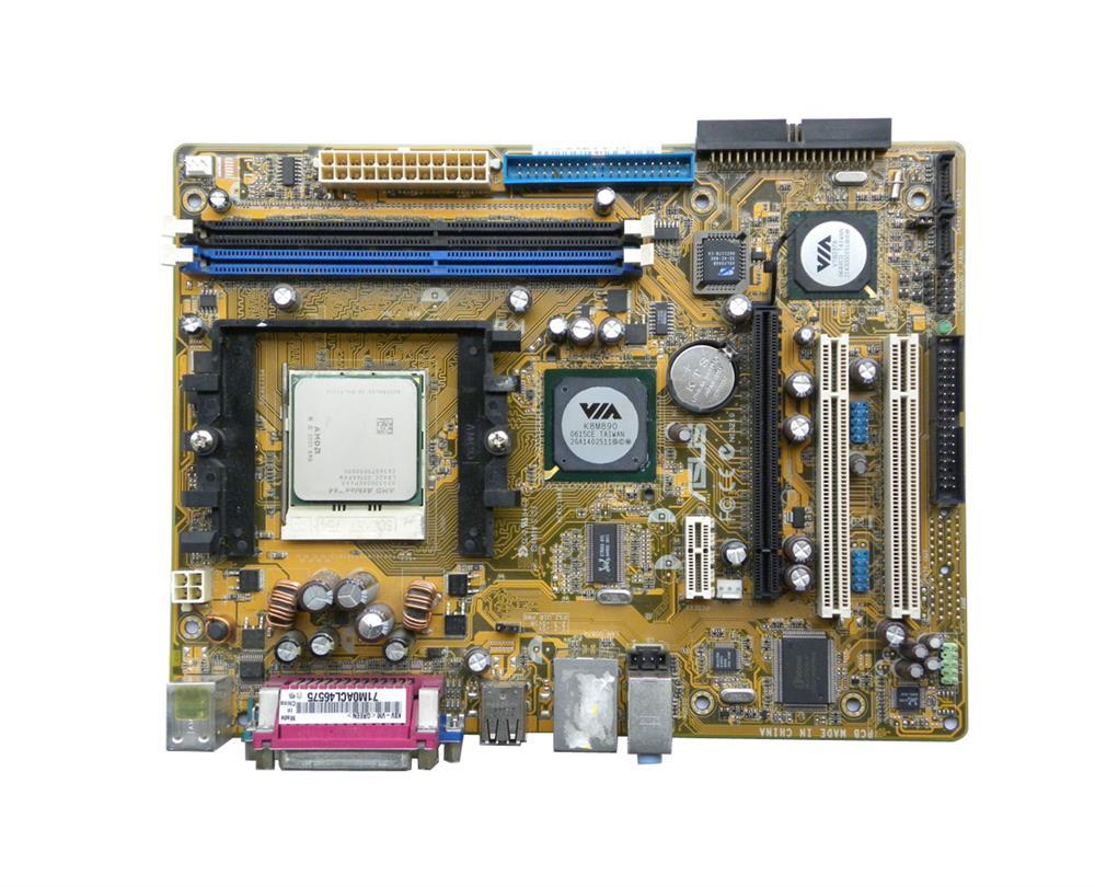 K8V-VMUltra ASUS K8V-VM Ultra Socket 754 VIA K8M890 + VT8237A Chipset AMD Athlon 64/ AMD Sempron Processors Support DDR 2x DIMM 2x SATA 1.50Gb/s Micro-ATX Motherboard (Refurbished)