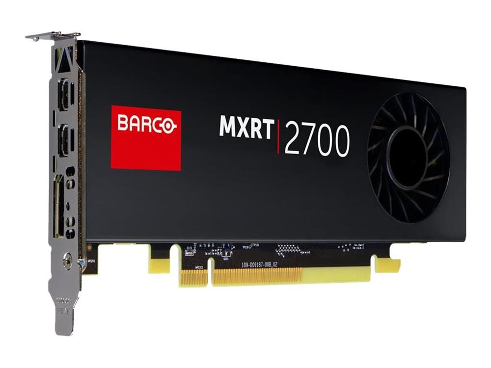 K9306045 Barco AMD Radeon Pro Graphic Card - 2 GB GDDR5 - 64 bit Bus Width - PCI Express 3.0 x8 - DisplayPort - Mini 