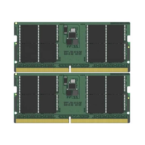 KCP548SD8K2-64 Kingston 64GB Kit (2 X 32GB) PC5-38400 DDR5-4800MHz non-ECC Unbuffered CL40 262-Pin SoDIMM 1.1V Dual Rank Memory Module
