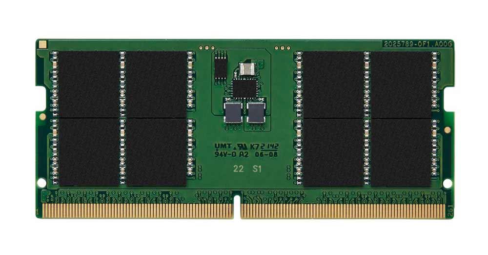 KCP552SD8-32 Kingston 32GB PC5-41600 DDR5-5200MHz Non-ECC Unbuffered CL42 262-Pin SoDIMM 1.1V Dual Rank Memory Module