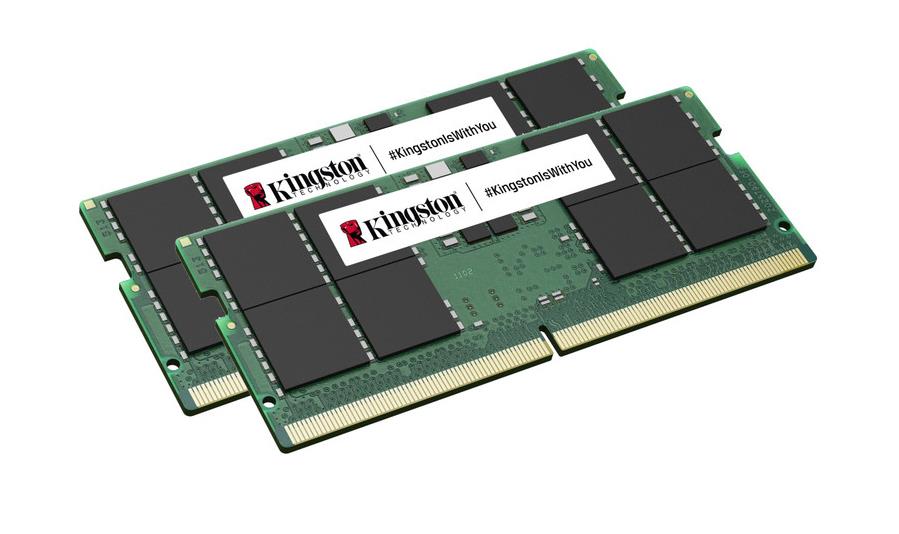 KCP552SS8K2-32 Kingston 32GB Kit (2 X 16GB) PC5-41600 DDR5-5200MHz Non-ECC Unbuffered CL42 262 Pin SoDIMM 1.1V Single Rank Memory Module