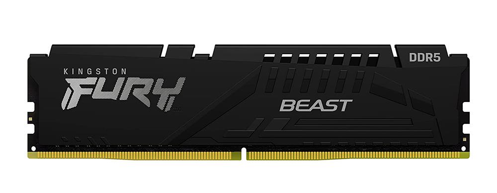 KF548C38BB-32 Kingston FURY Beast Black 32GB PC5-38400 DDR5-4800MHz non-ECC Unbuffered CL38 288-Pin DIMM 1.1V Single Rank Memory Module