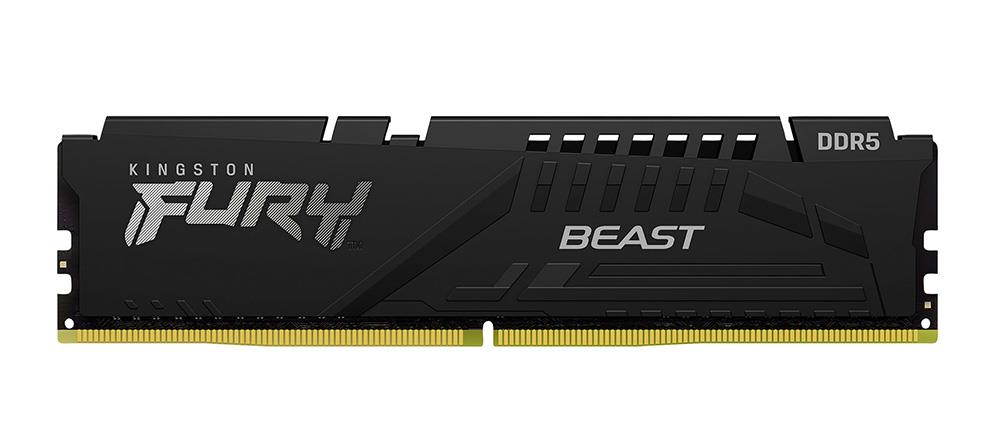 KF552C40BB-16 Kingston FURY Beast Black 16GB PC5-41600 DDR5-5200MHz non-ECC Unbuffered CL40 (40-40-40) 288-Pin DIMM 1.25V Single Rank Memory Module