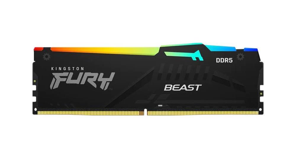 KF556C36BBEA-16 Kingston FURY Beast RGB 16GB PC5-44800 DDR5-5600MHz non-ECC Unbuffered CL36 288-Pin DIMM 1.25V Memory Module